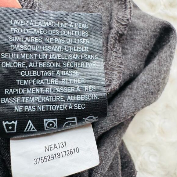 MLB New York Mets Baseball New Era Long Sleeve Hoodie Grey Tee Shirt Sz XL VTG - Picture 8 of 8